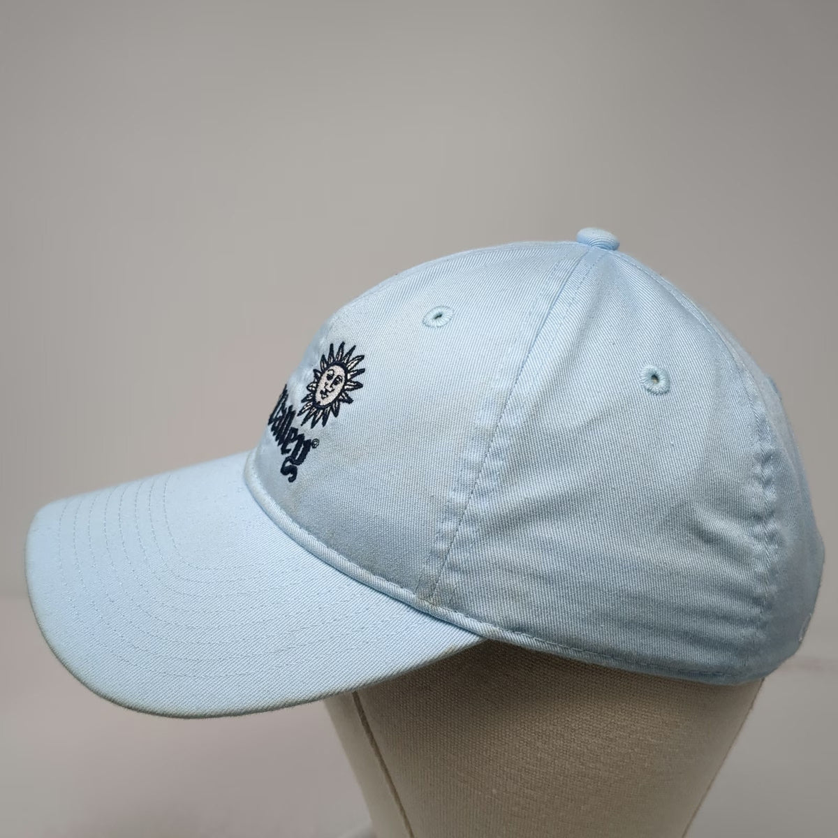 Sun Valley Baseball Cap Blue One Size Established 1936 Graphic Hat Slideback