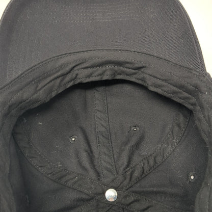 Unbranded Strapback Hat Black One Size Adjustable Outdoor Blank Solid