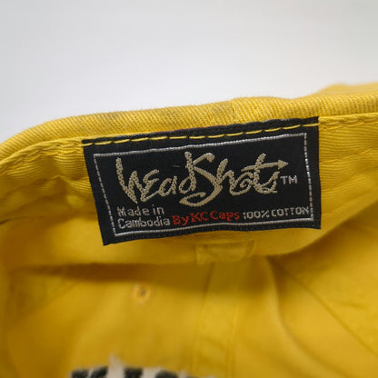 KC Caps Jamaican Bobsled Team Autographed Yellow Baseball Cap OSFM Signed Hat
