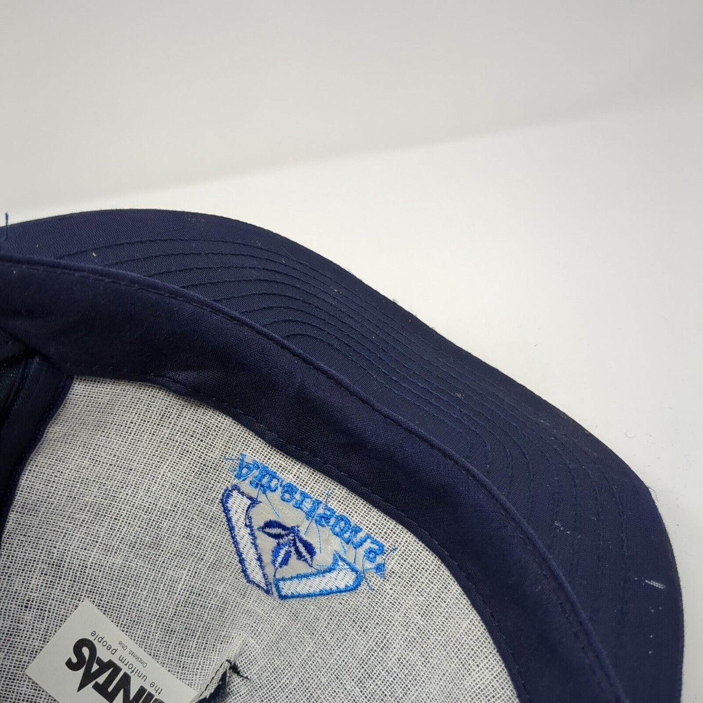 Albertsons Snapback Hat Blue One Size Adjustable Embroidered Logo Cintas