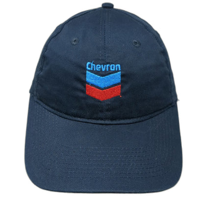 Port & Company Baseball Cap Blue One Size Chevron Ocean State Oil Strapback Hat