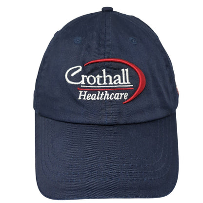 Crothall Healthcare Slideback Hat Blue One Size Adjustable Embroidered