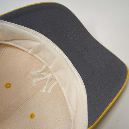 New York Yankees MLB Twins Enterprise Snapback Yellow OSFM Gray Underbrim Hat