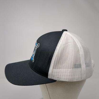 Boise River R&T Snapback Mesh Back Trucker Hat Black OSFA Adjustable