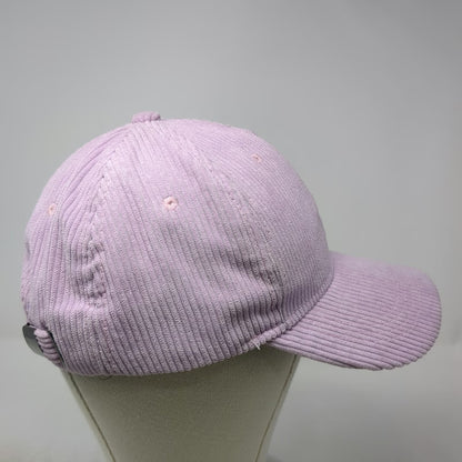 Westend Baseball Cap Pink One Size Corduroy Blank Adjustable Buckle Strap Hat