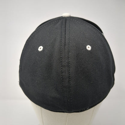 CI Fitted Hat Black Large Embroidered A-Flex Under Armour 6 Panel