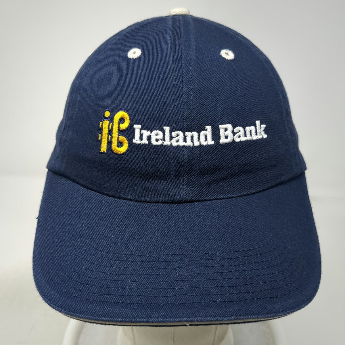 Fahrenheit Ireland Bank Blue Baseball Cap One Size Hat Since 1892 Slideback Navy