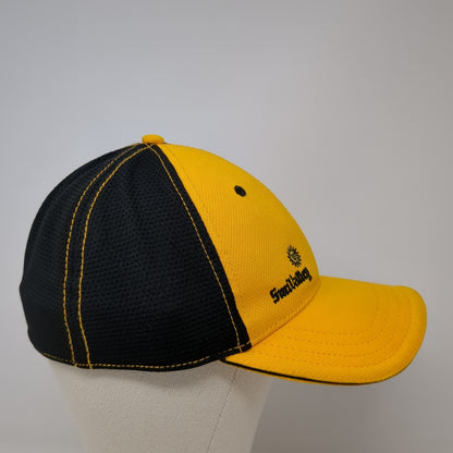 Sun Valley Fitted Baseball Cap Yellow One Size Embroidered American Dry Goods