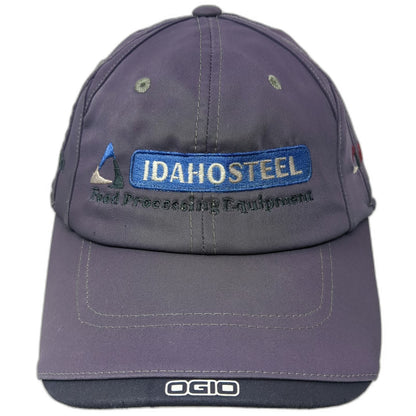 OGIO Baseball Cap Purple One Size Idaho Steel Reyco Kiremko Logo Slideback Hat