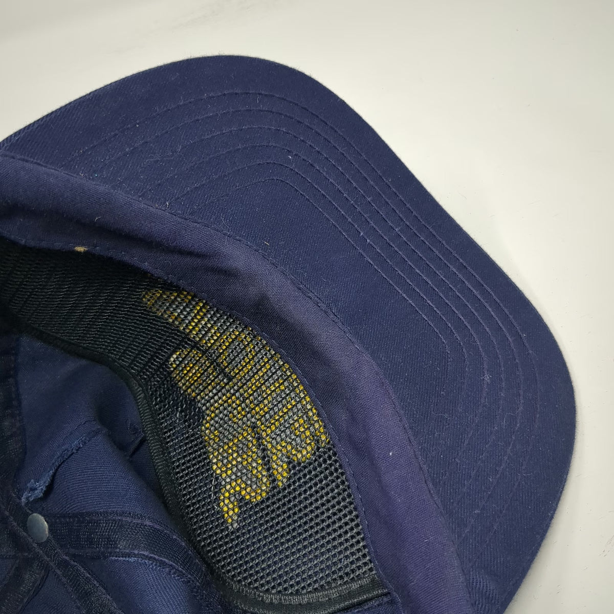 CBS Sports Trucker Blue One Size Embroidered Logo Strapback Hat Network Media