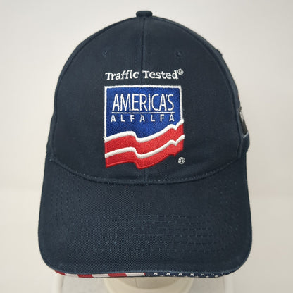 Traffic Tested America's Alfalfa Baseball Cap Blue OS Adjustable Embroidered