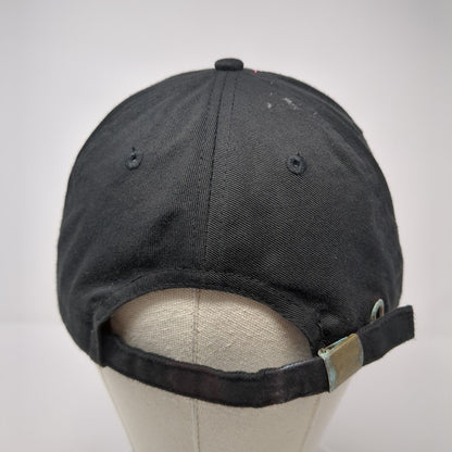 US Army Logo Slideback Hat Black One Size Solid Adjustable Embroidered