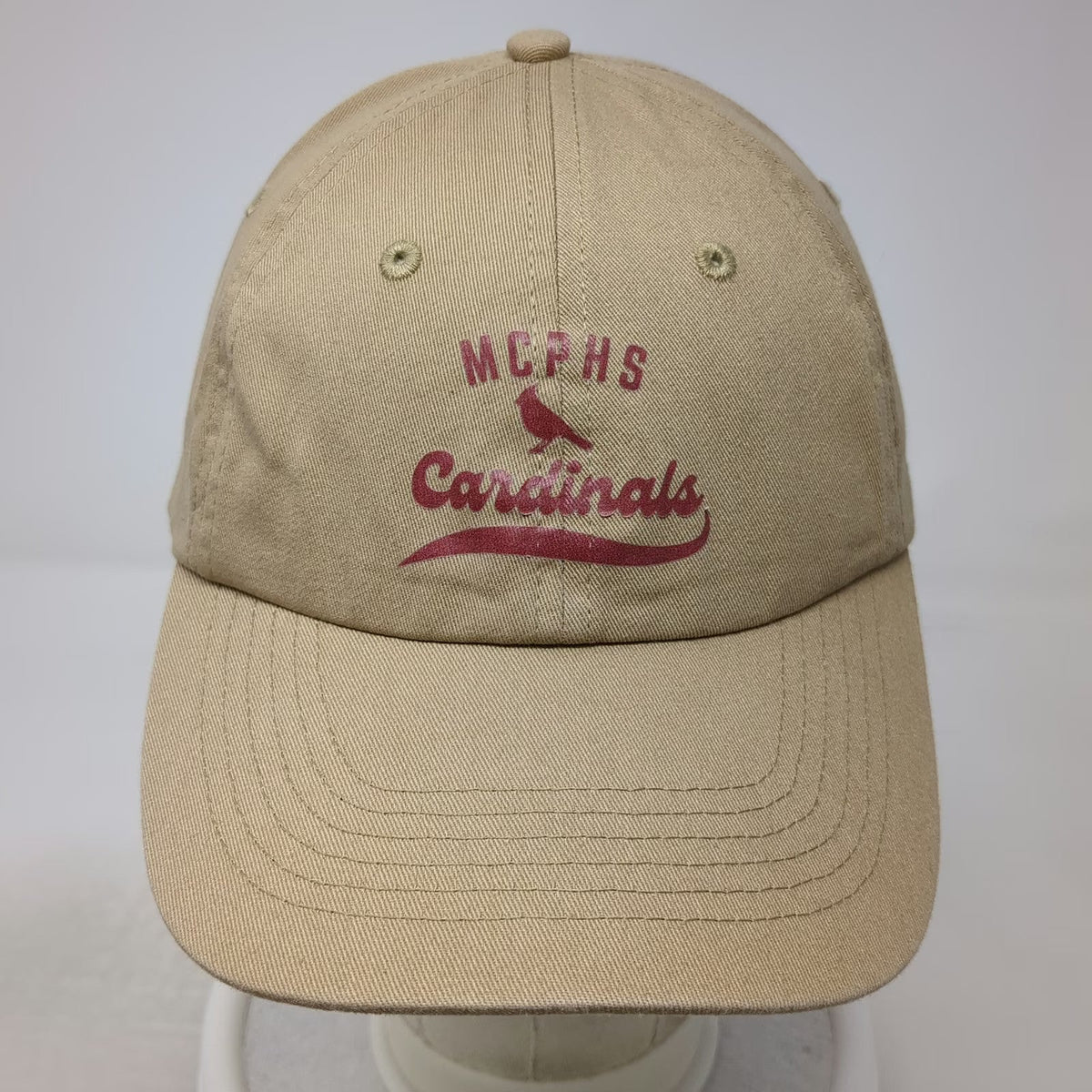 Koozier Baseball Cap Brown One Size MCPHS Cardinals Embroidered Slideback Hat