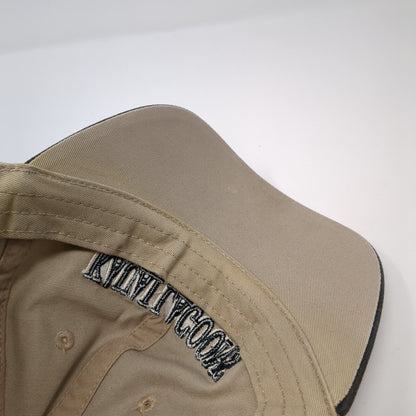 Kauai Lagoons Strapback Hat Tan One Size Solid Adjustable Imperial