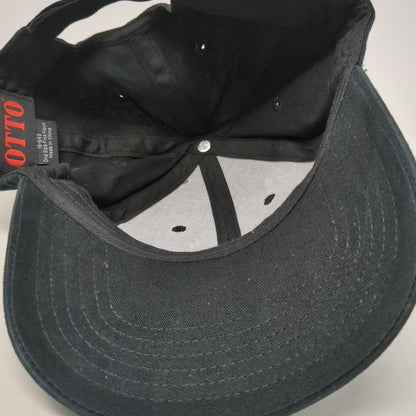 Otto Baseball Cap Black One Size Stokes Fresh Food Market Strapback Cotton Hat