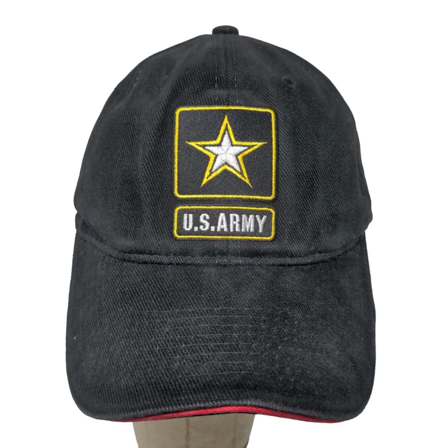 U.S. Army Top Fuel Drag Racing Team Men's Snapback Hat Black Embroidered Logo