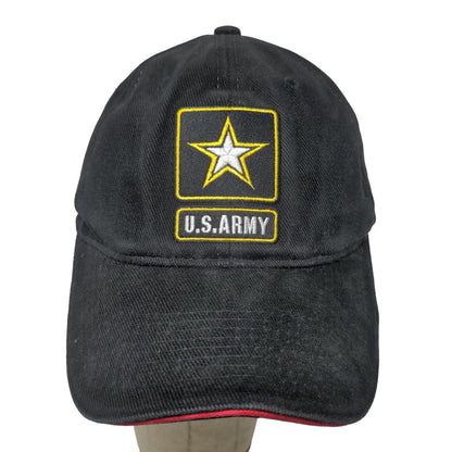 U.S. Army Top Fuel Drag Racing Team Men's Snapback Hat Black Embroidered Logo
