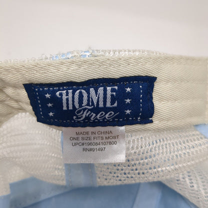 Idaho Slideback Hat Blue One Size Adjustable Distressed Mesh Back Home Free