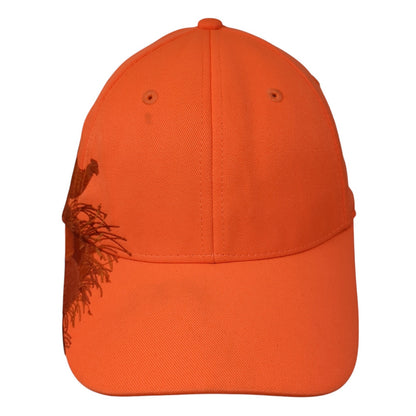 Wild Life Dri-Duck Baseball Cap Orange One Size Adjustable Vented Holes 6 Panel