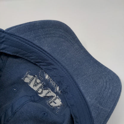 Harney County Slideback Hat Blue OSFA Adjustable Embroidered 6 Panel Cotton