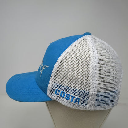 Costa Trucker Hat Blue One Size Shark Graphic OCEARCH Mesh Snapback Fishing Gear