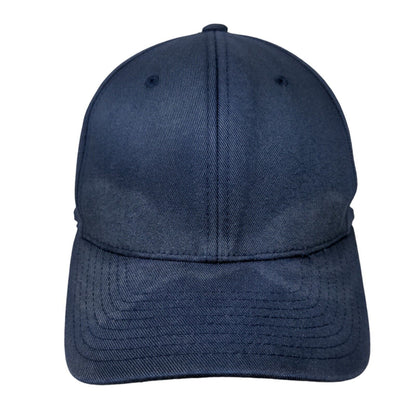Flexfit Yupoong Fitted Hat Blue Small/Medium Solid Blank 6 Panel