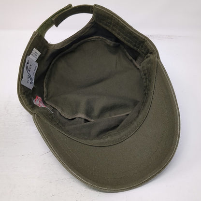 First Act Army Cap Green One Size VU Meter Graphic Music Cotton Strapback Hat