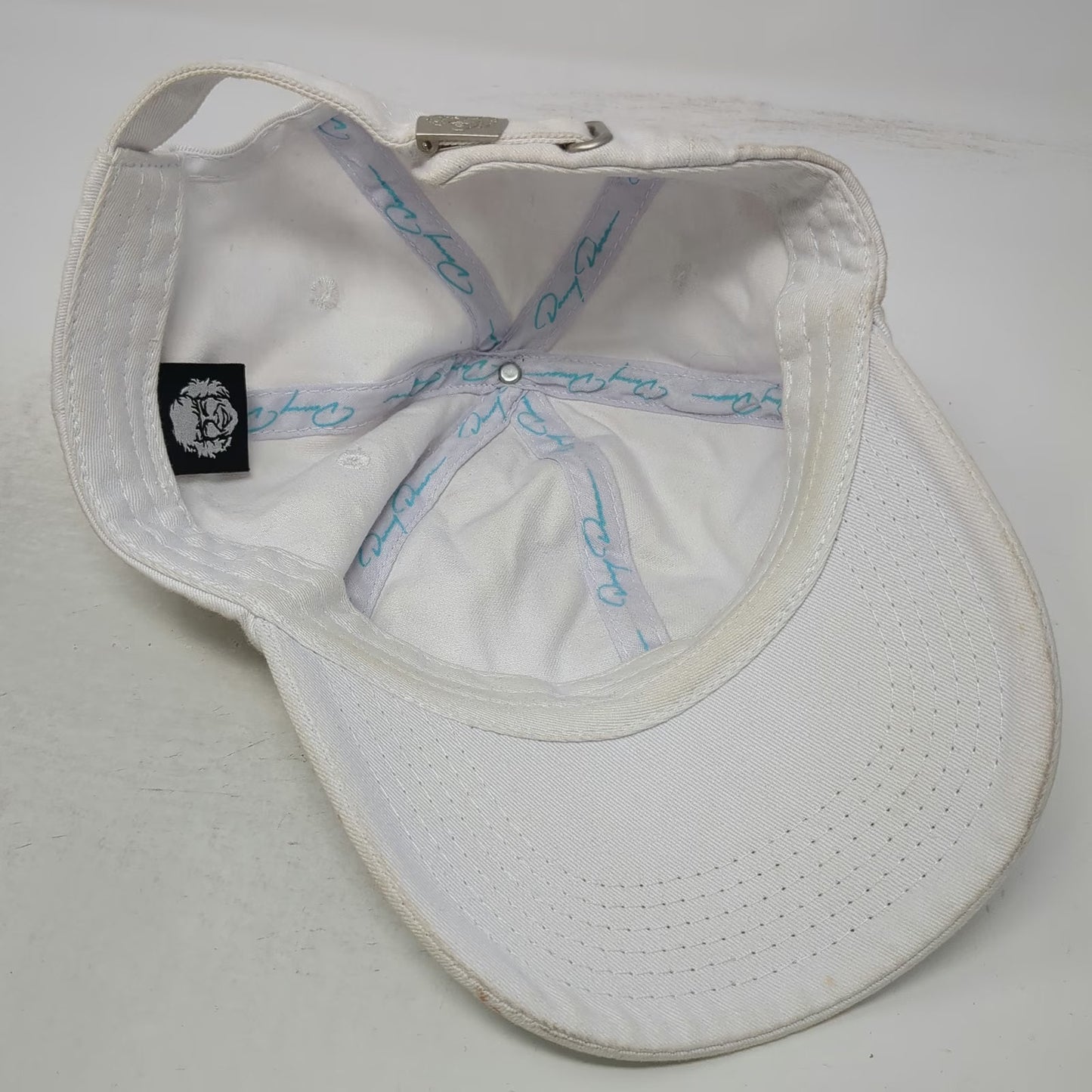 Danny Duncan Virginity Rocas Baseball Cap White One Size Slideback Hat Cotton