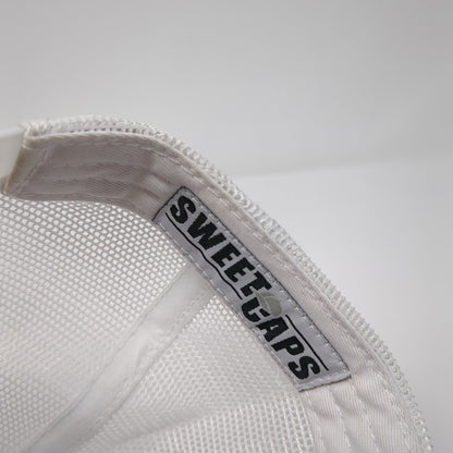 Sweet Caps Snapback Mesh Back Trucker Hat Blue One Size Colorblock Blank