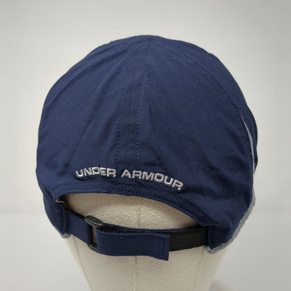 Under Armour Cold Black Strapback Hat Blue One Size Adjustable Outdoor