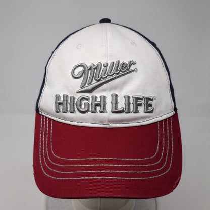 Miller High Life Strapback Hat Multi One Size Colorblock Infinity