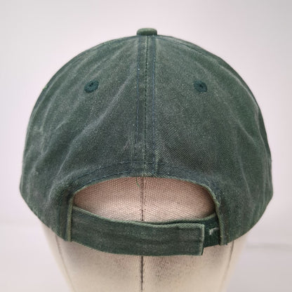 Green Baseball Cap OSFM Catalina Island Fish Embroidery Strapback Hat Fishing