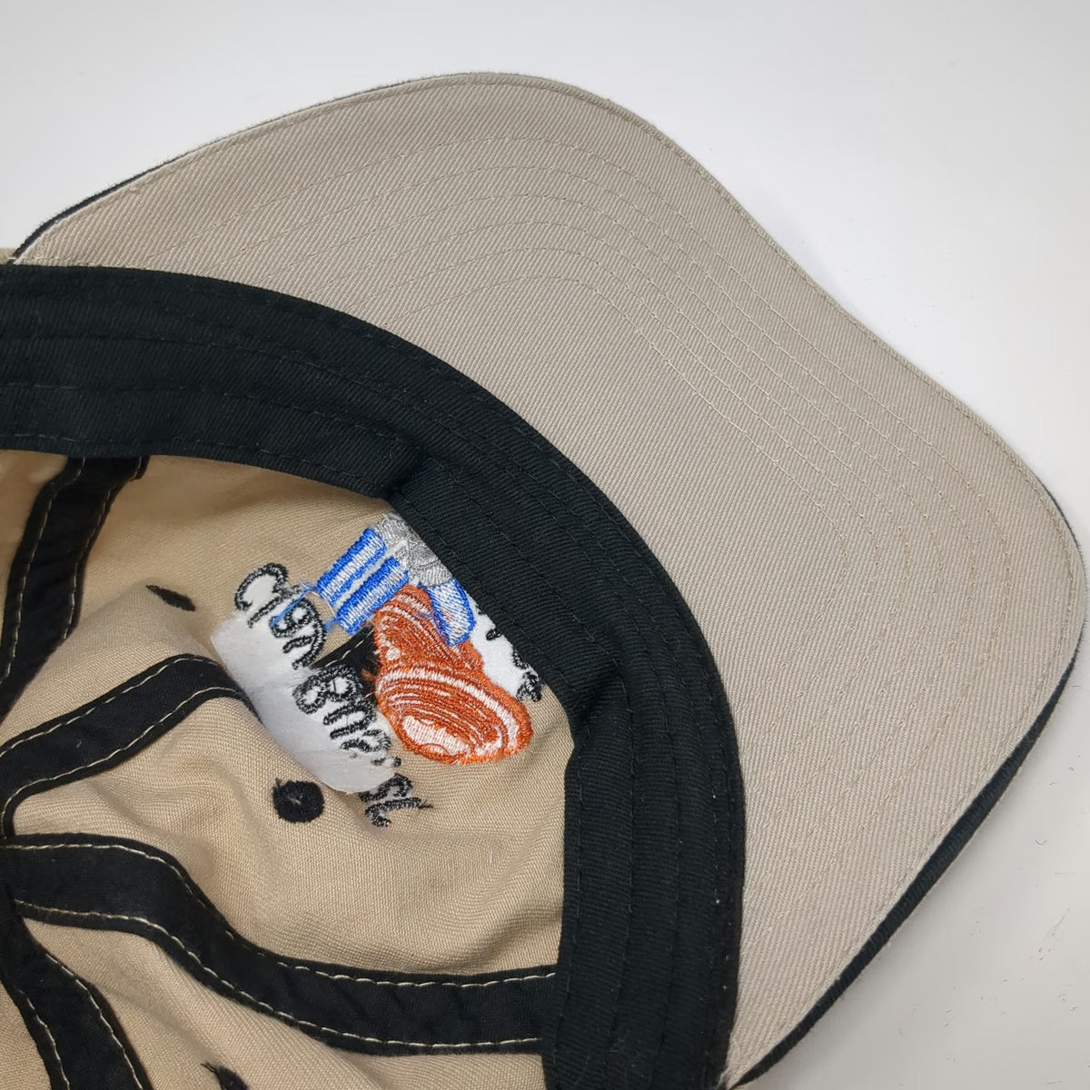 Sportsman Baseball Cap Beige One Size Clay Buster Addict Embroidery Shooting Hat