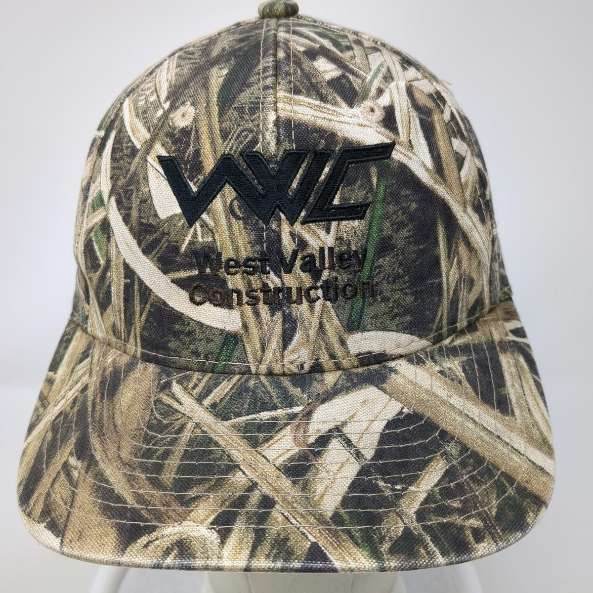 Outdoor Cap Snapback Hat Green OSFM WVC West Valley Construction Camo Mossy Oak