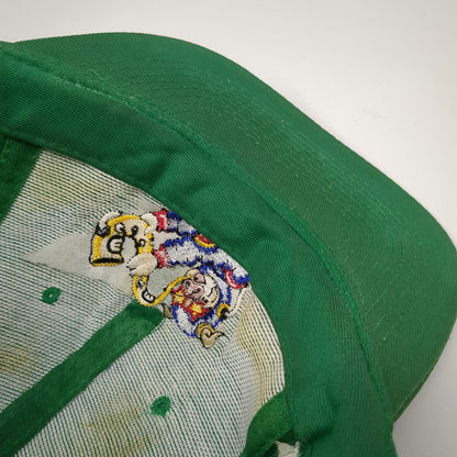 KC Snapback Green One Size 2001 BBQ Battle Pig Saxophone Superhero Mascot Hat