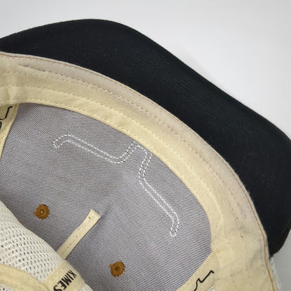Kimes Ranch Trucker Hat Brown White Black One Size Mesh Snapback Flat Brim Logo