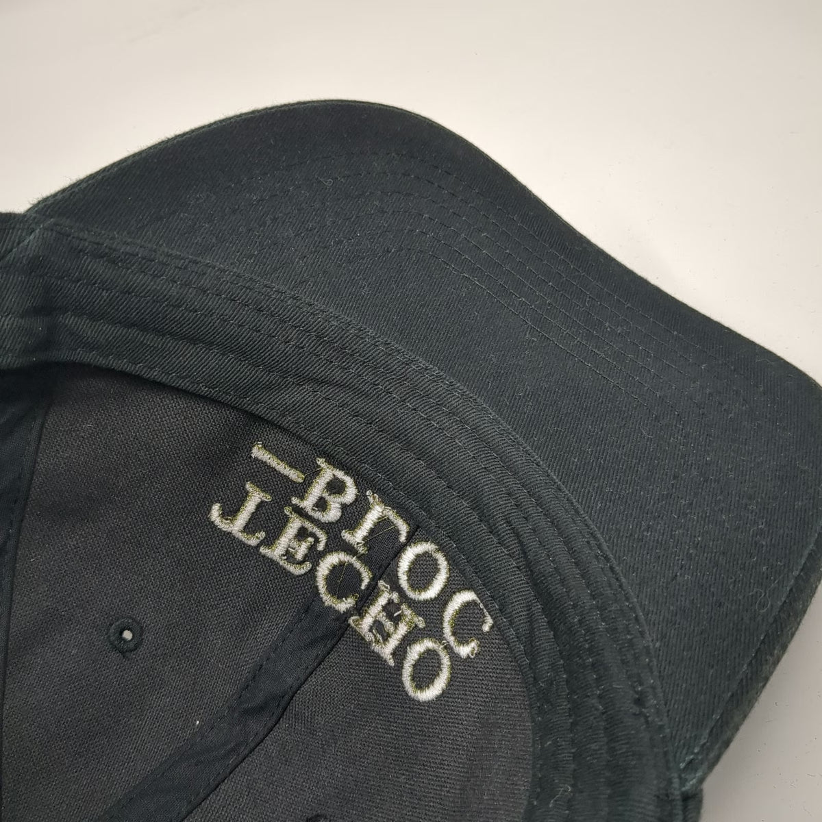 Techo-Bloc Snapback Hat Black One Size 100% Cotton Hardscape Masonry Logo Cap