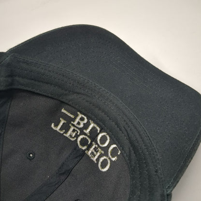 Techo-Bloc Snapback Hat Black One Size 100% Cotton Hardscape Masonry Logo Cap