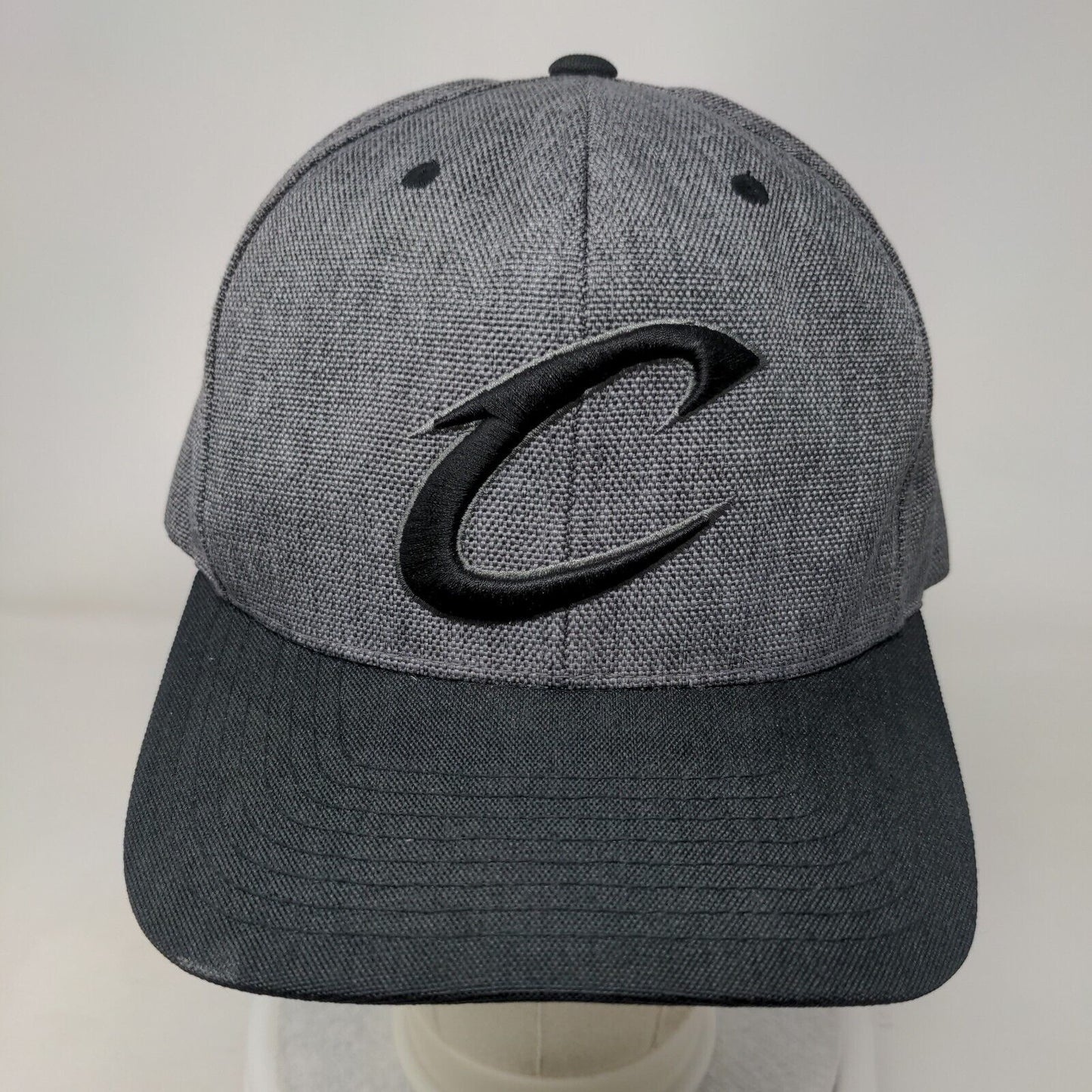 NBA Cleveland Cavaliers Snapback Hat Gray One Size Colorblock Mitchell & Ness