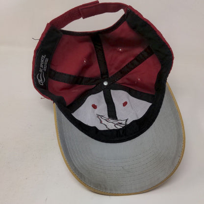 OC Sports Men's Strapback Hat Red OSFM Embroidered Florida State Seminoles Logo