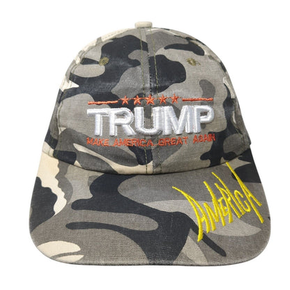 Trump Make America Great Again Slideback Hat Camo One Size Adjustable
