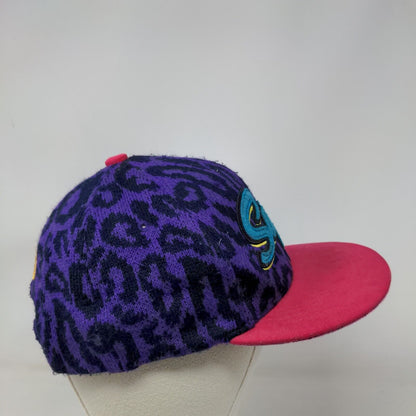 Super Massive Bound Snapback Hat Purple Colorful 2012 Adjustable