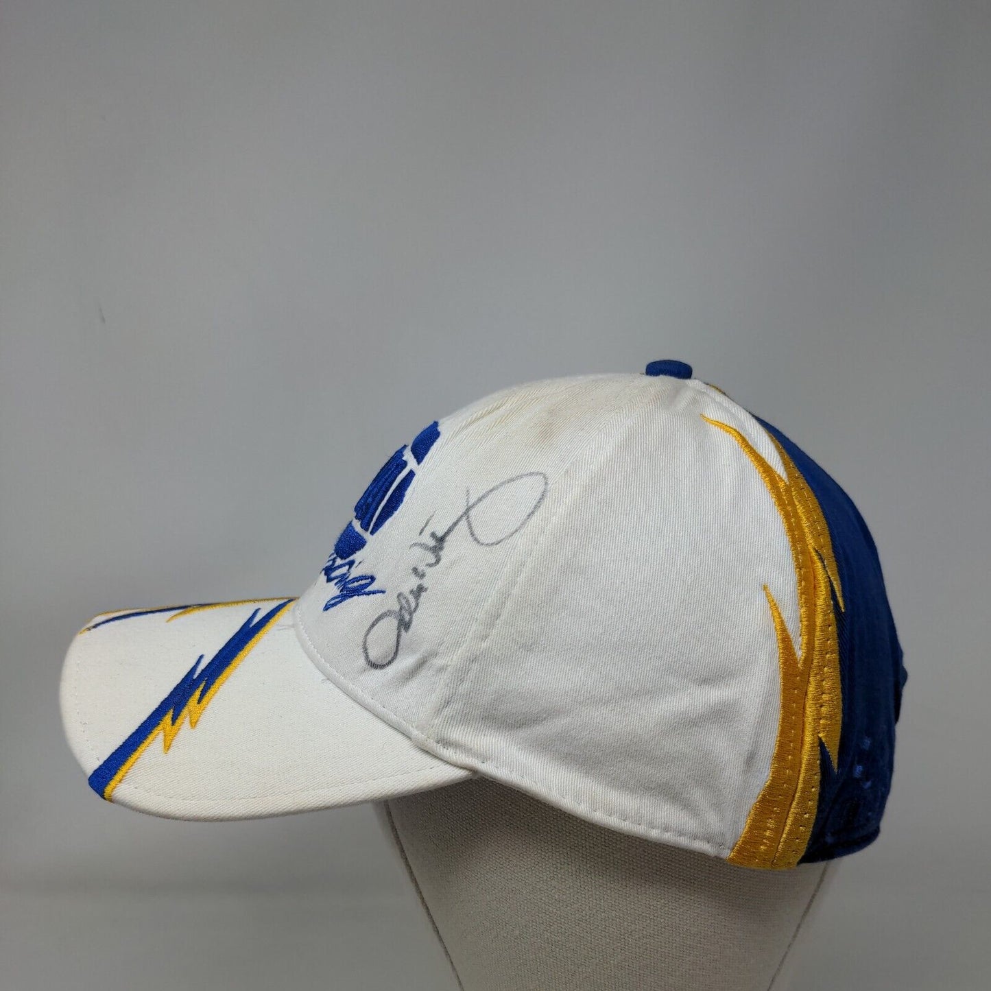 NAPA Racing Hat Michael Waltrip Embroidered Flames Autographed Chase NASCAR OSFM