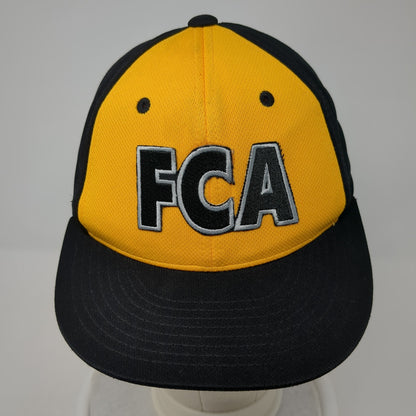 FCA Fitted Hat Multi XS Embroidered Colorblock Pacific Headwear 6 Panel