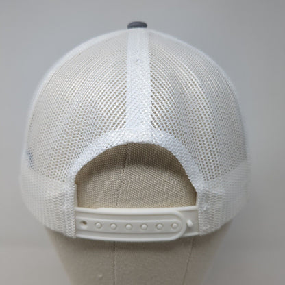 RJS Invitational Snapback Trucker Hat Gray OS Adjustable Mesh Port Authority