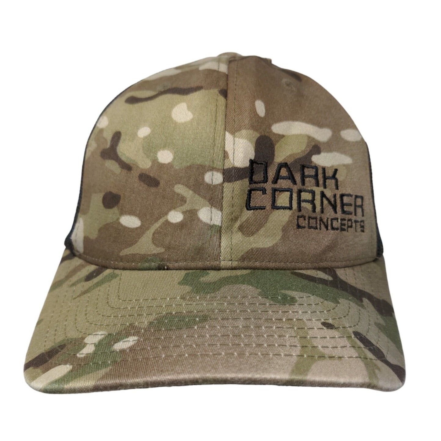 Dark Corner Concepts Snapback Mesh Back Trucker Hat Camo One Size