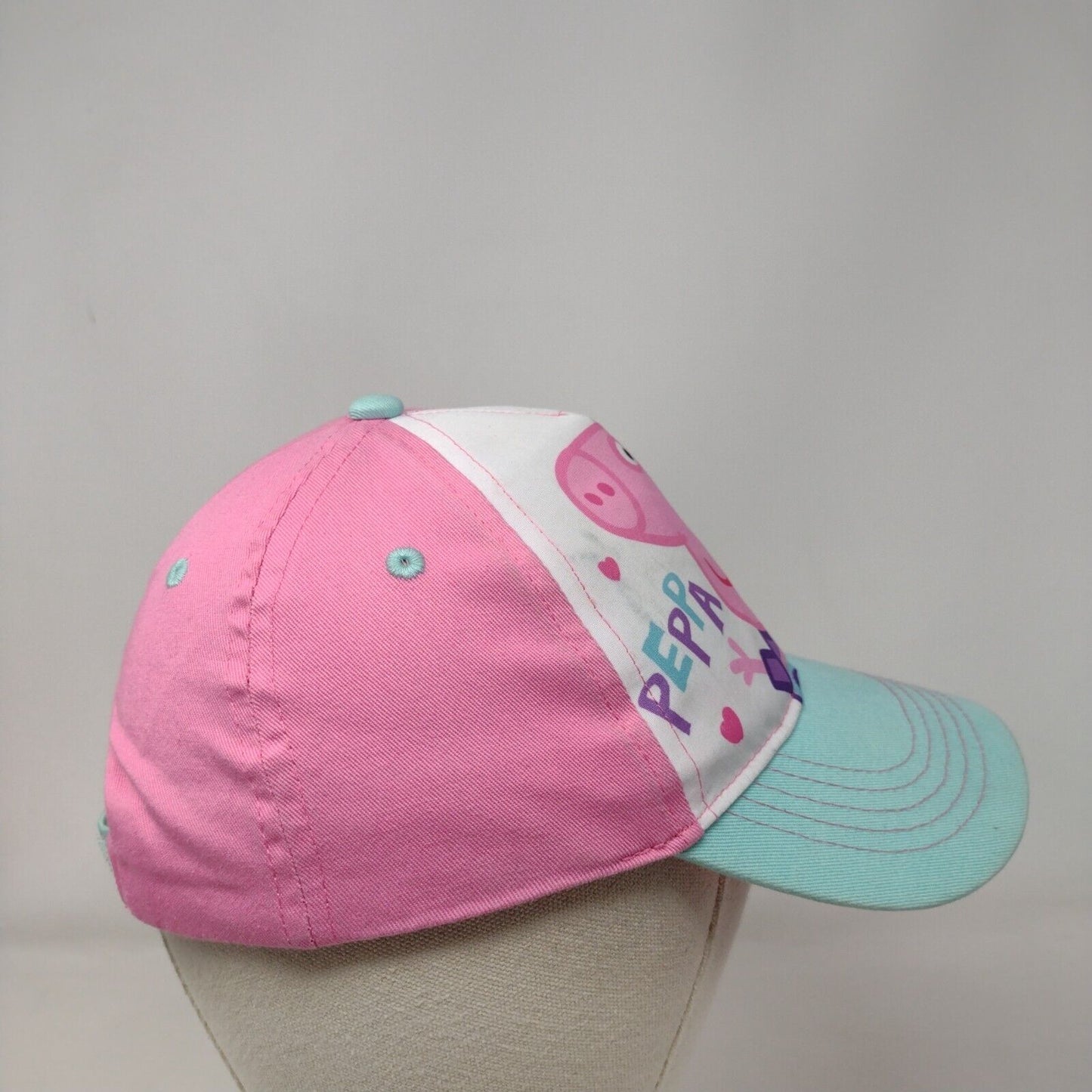 Peppa Pig Strapback Hat Multi OSFM Adjustable Colorblock Vent Holes