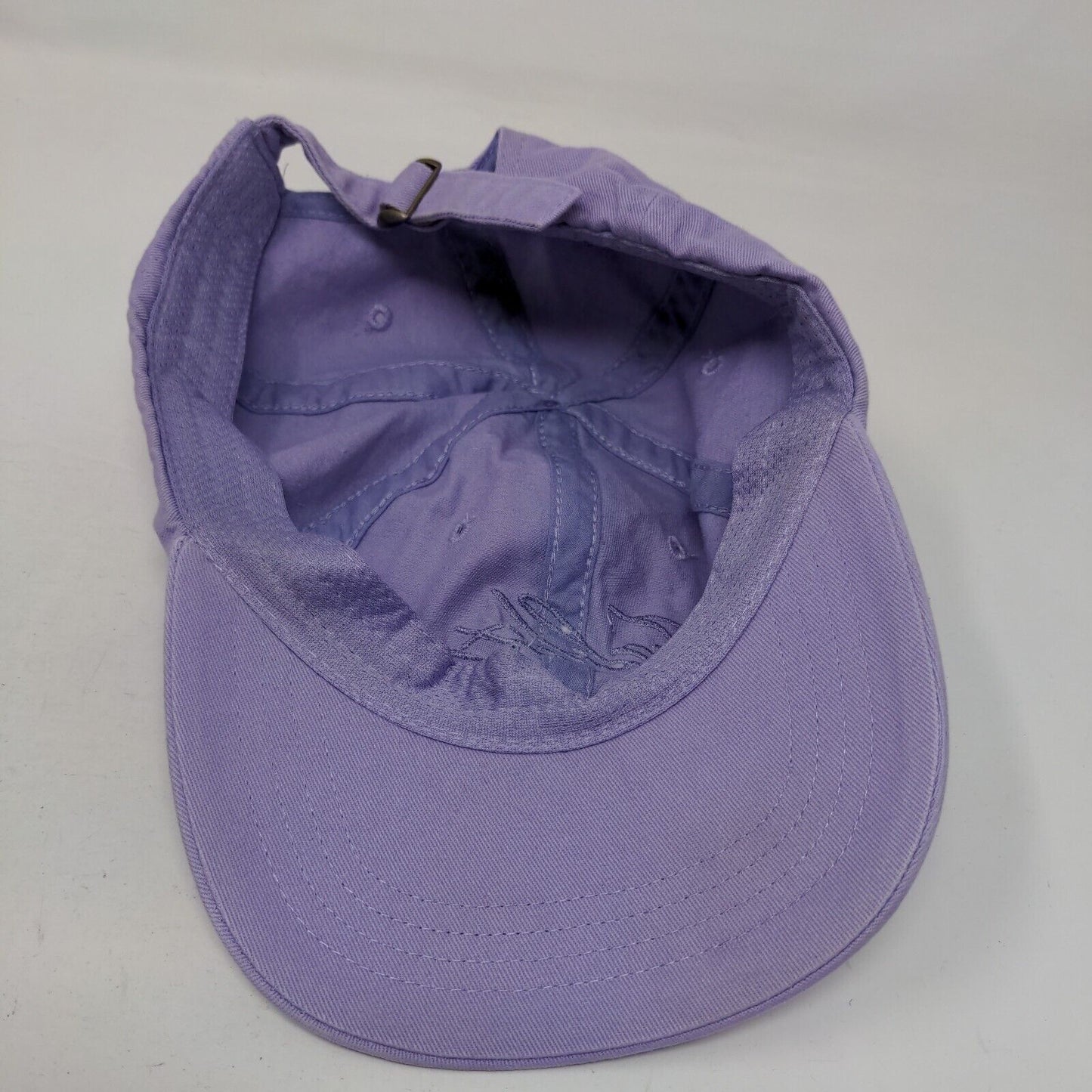 Fabletics Slideback Hat Purple One Size Adjustable Embroidered Vented Holes