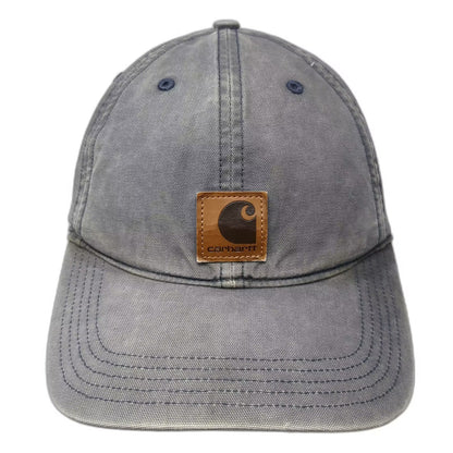 Carhartt Gray Brown Baseball Cap One Size Adjustable Strapback Logo Patch Hat