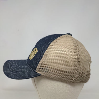 Panera Bread Strapback Mesh Back Trucker Hat Blue One Size Employee Uniform